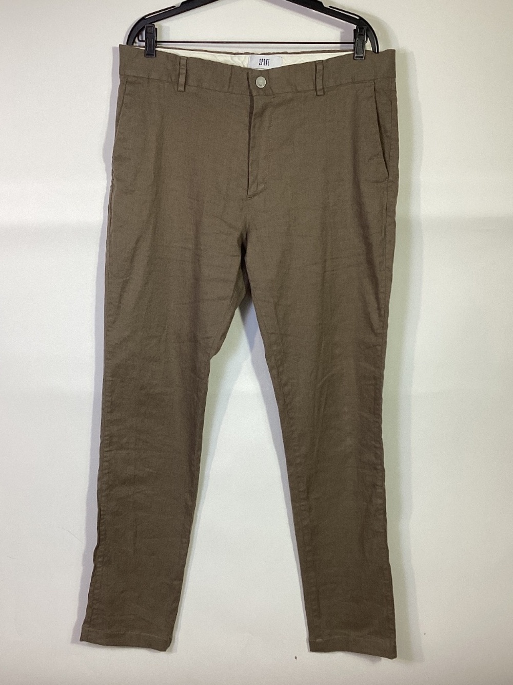 Spoke Linen Lights men’s Sz 34 x 32 Build B linen blend khaki‎ pants.